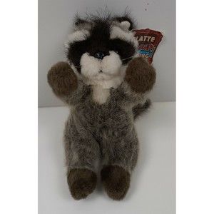 1991 Vtg. Plush Mini Roger Raccoon 9" Platte River Trading Creations #3676 w/Tag